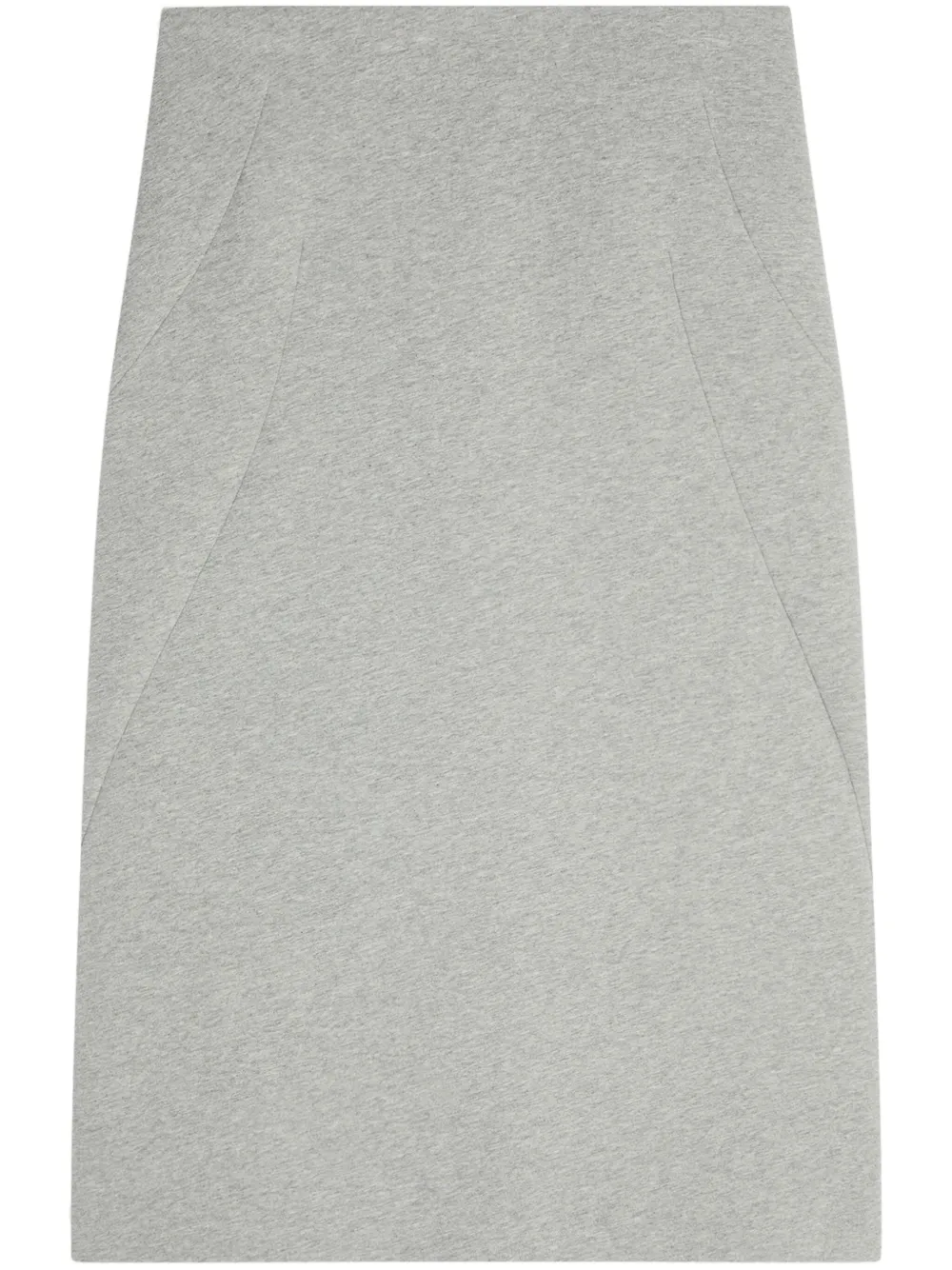 DRIES VAN NOTEN Dart katoenen rok Grijs
