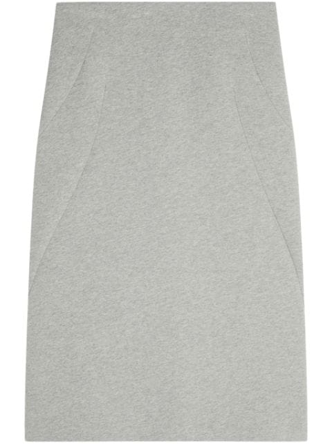 DRIES VAN NOTEN dart cotton skirt