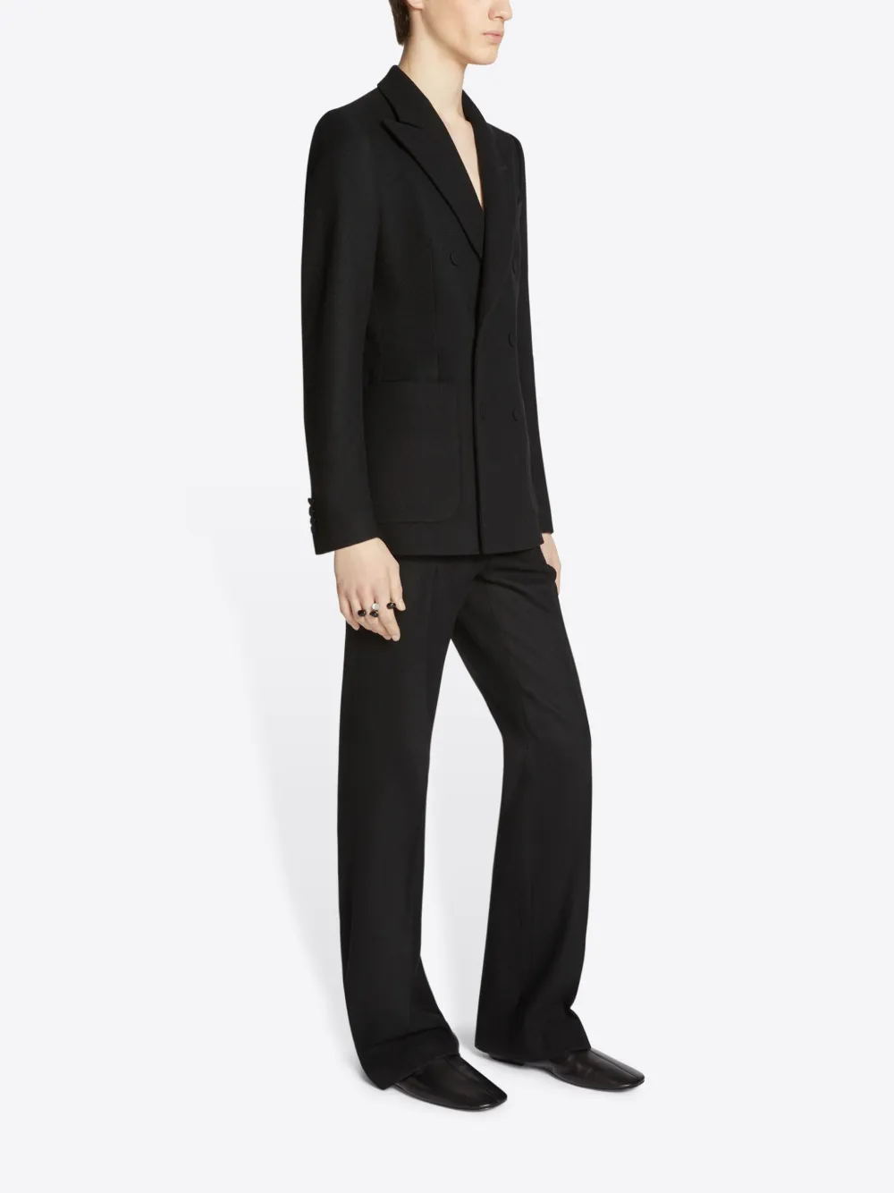 DRIES VAN NOTEN low-rise Wool Trousers - Farfetch 