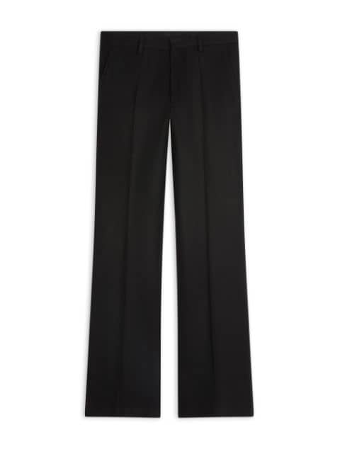 DRIES VAN NOTEN Low waist wollen broek