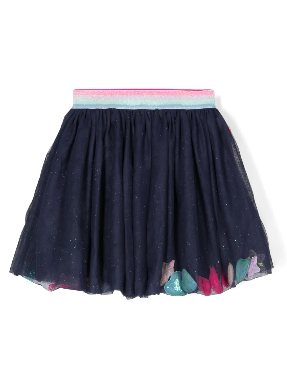Billieblush Rhinestone-embellished Mini Skirt In Blue