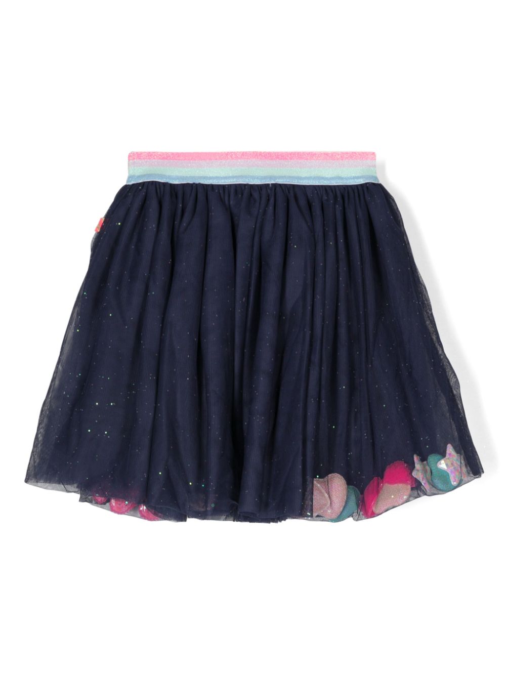 Billieblush rhinestone-embellished mini skirt - Blue