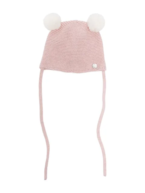 Paz Rodriguez pompom-detail beanie