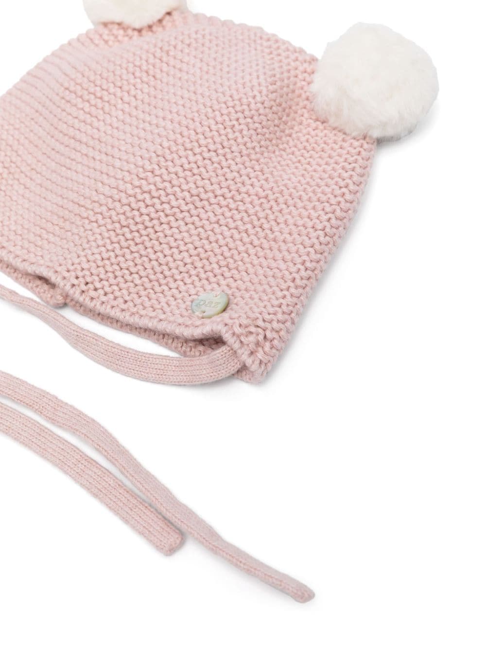 Paz Rodriguez pompom-detail beanie - Roze