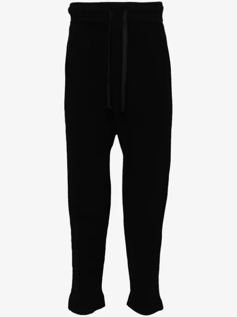 Isabel Benenato knitted track pants