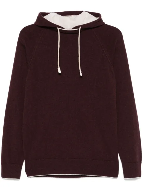 Eleventy layered hoodie