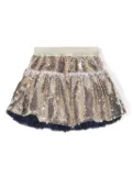 Billieblush sequined mini skirt - Gold