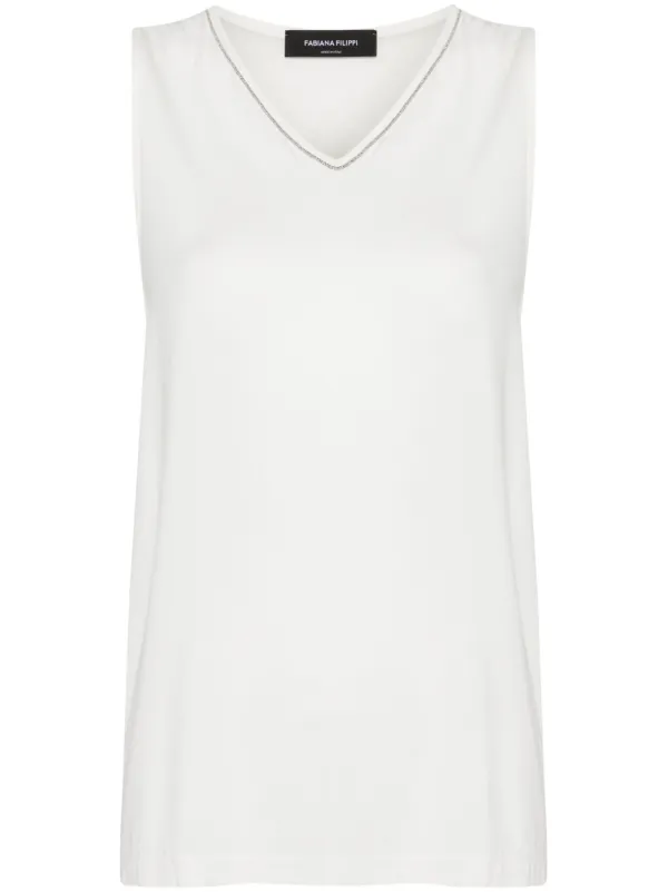 ベスト・ジレ FABIANA FILIPPI Women Vests CTD224F765L067 25 White FABIANA FILIPPI(ファビアナフィリッピ) ベスト・ジレ