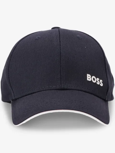 BOSS Katoenen pet met logoprint