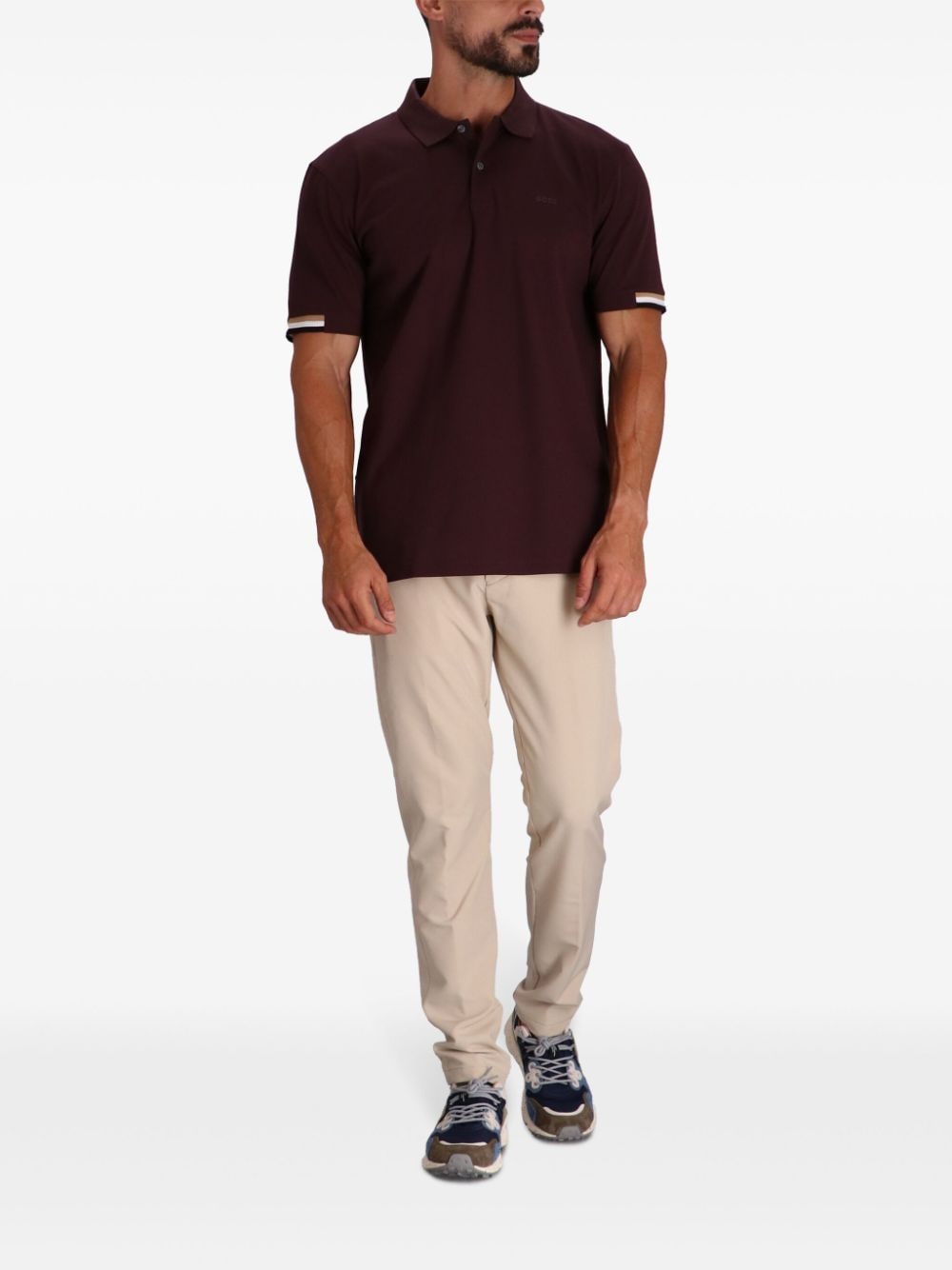 BOSS Parlay 147 polo shirt - Bruin