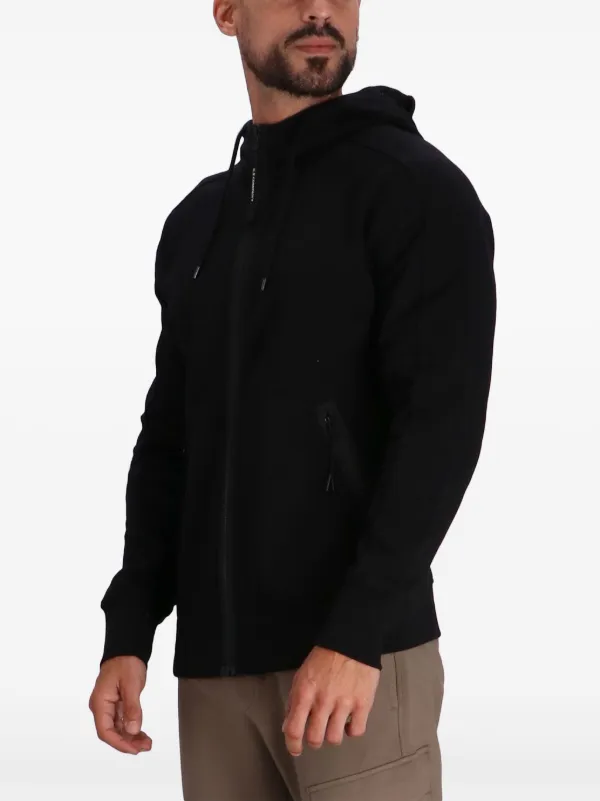 C.P. Company ジップアップ パーカー | ブラック | FARFETCH JP