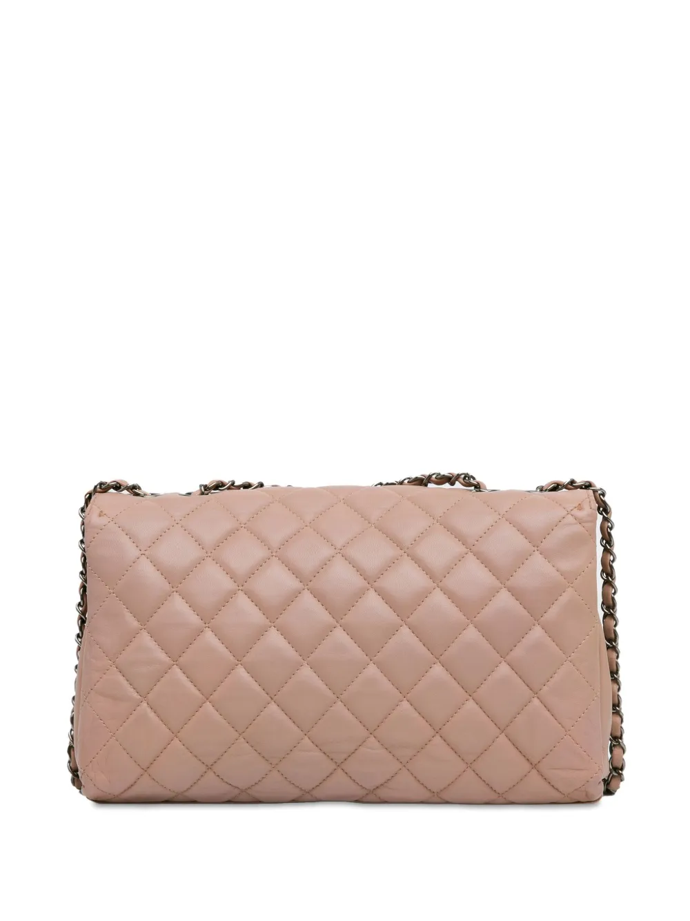 CHANEL Pre-Owned 2014 CC Quilted Lambskin Turnlock Flap shoulder bag - Bruin
