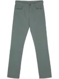 Canali logo-patch trousers - Green
