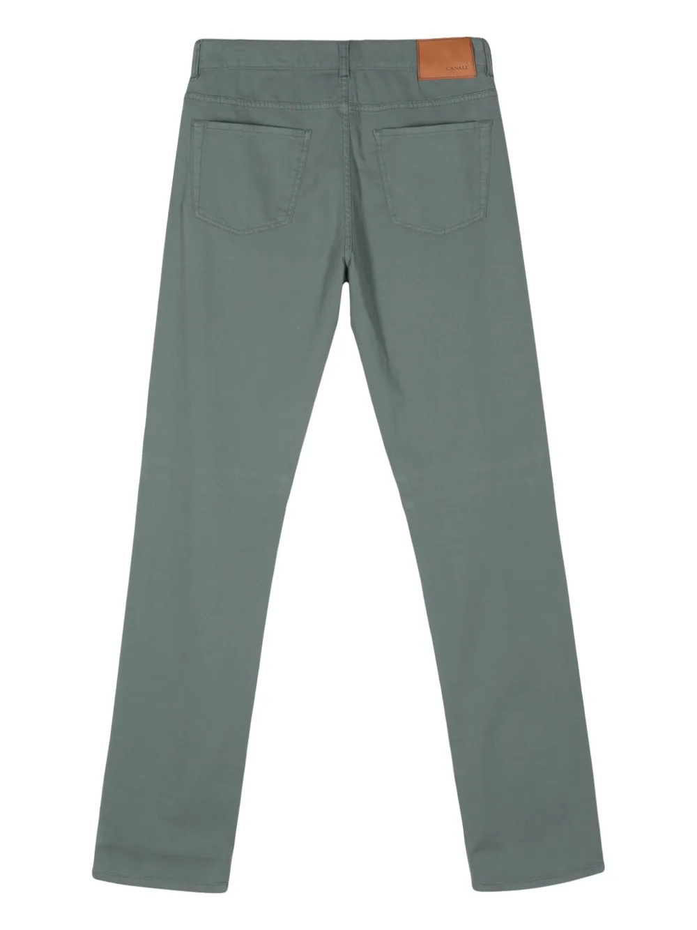 Canali Broek met logopatch Groen