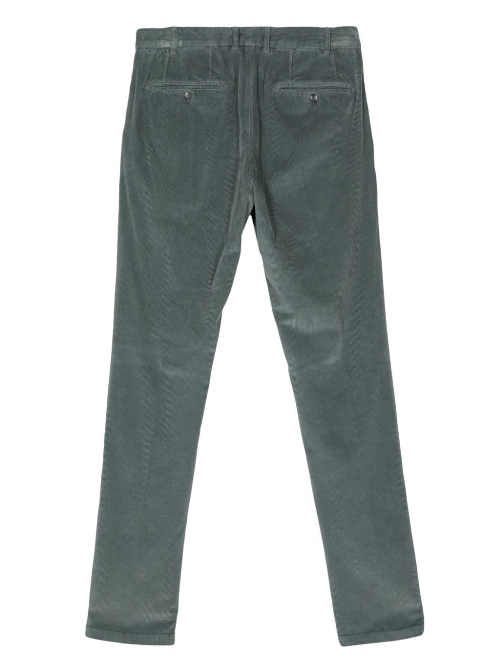 Canali Ribfluwelen broek - Groen