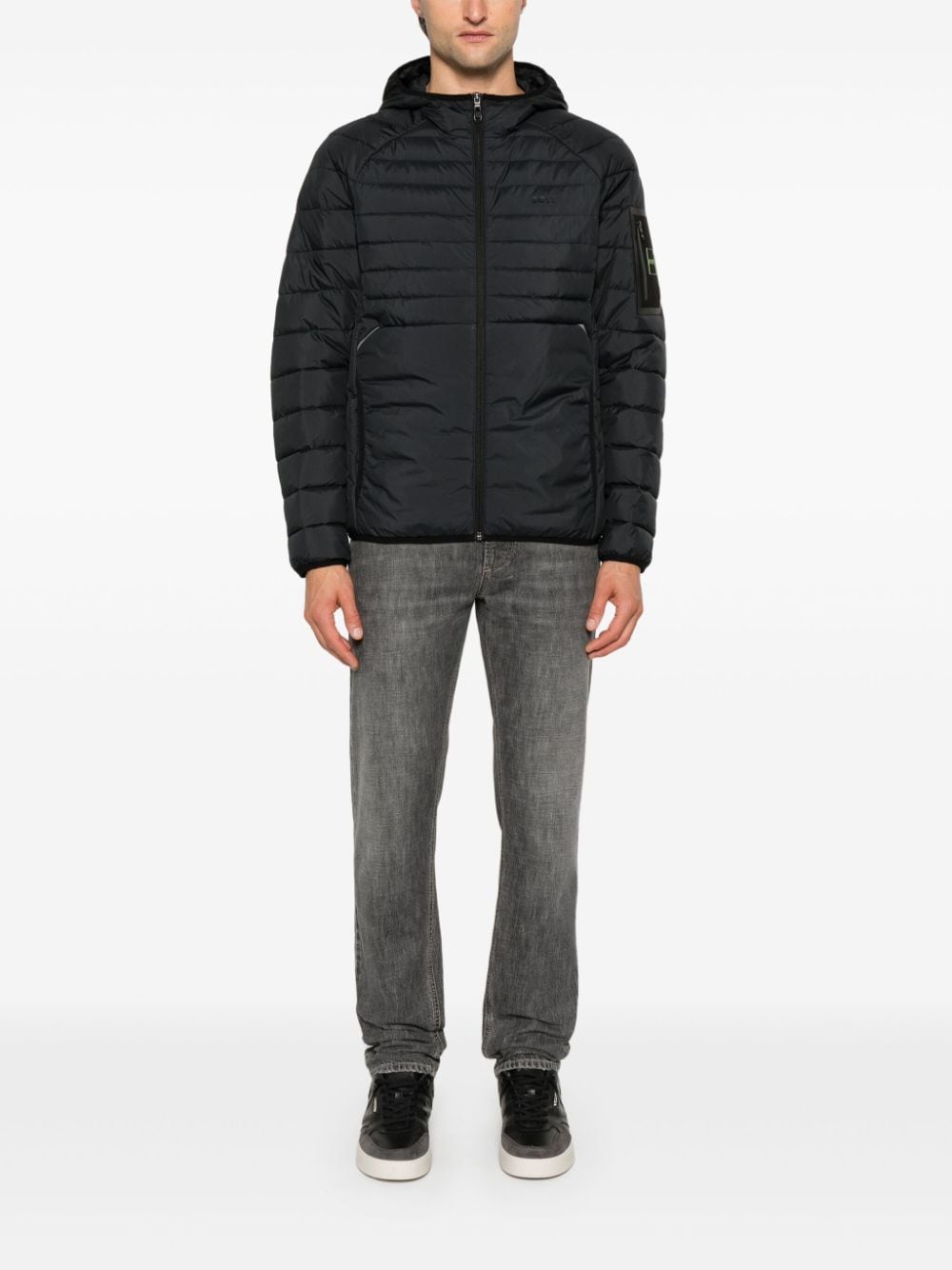 Shop Hugo Boss J_thor 2 Jacket In Schwarz