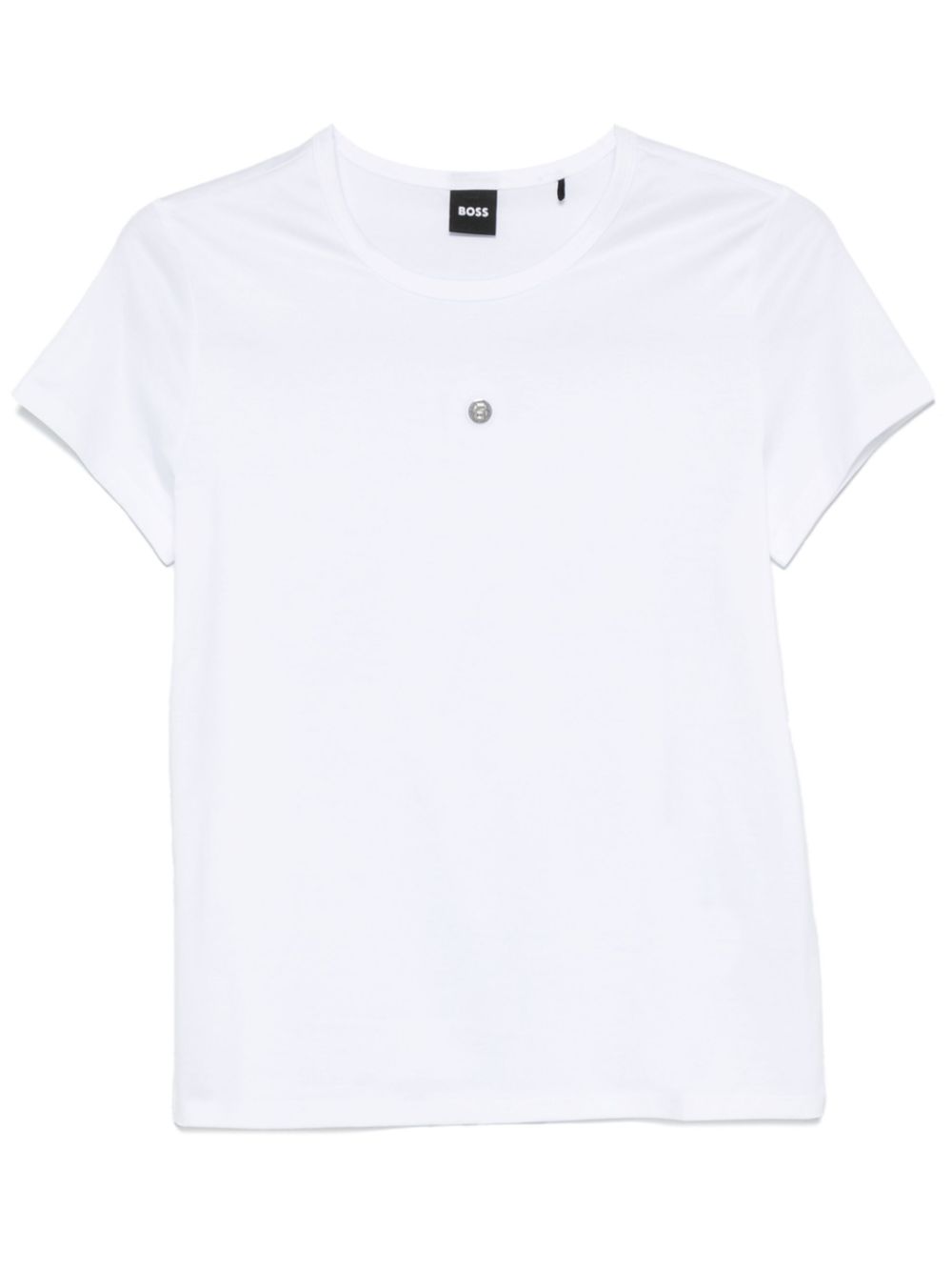 Shop Hugo Boss Cotton T-shirt In White