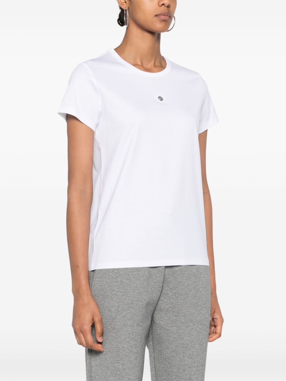 Shop Hugo Boss Cotton T-shirt In White