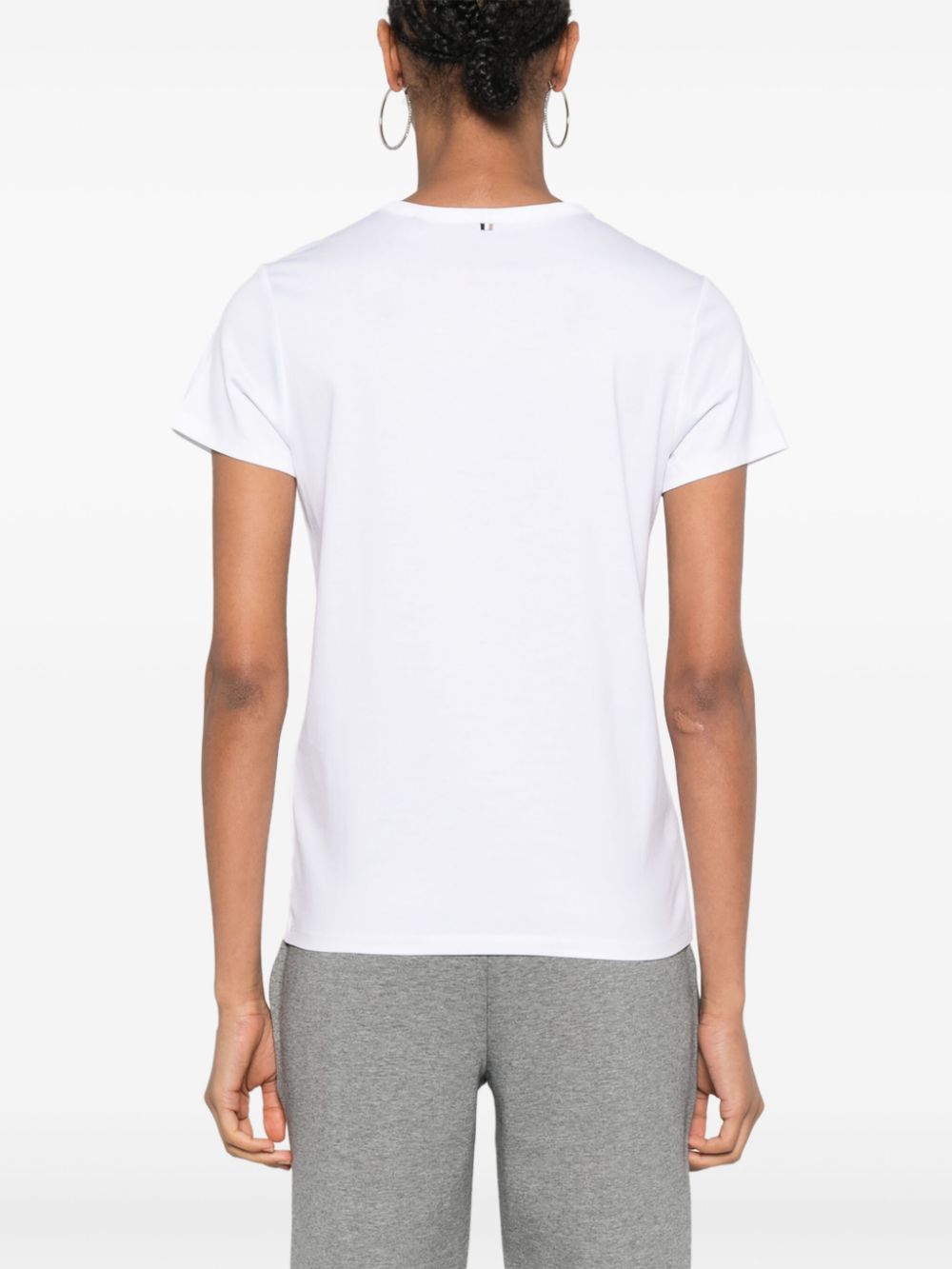 Shop Hugo Boss Cotton T-shirt In White