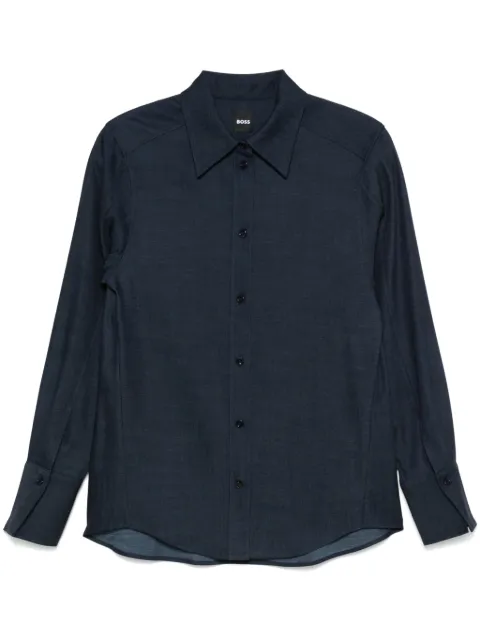 BOSS camisa Chambray