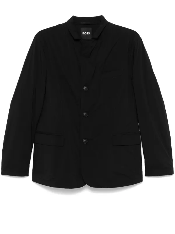 BOSS アイボリー パデッドジャケット BOSS フーデッド ジップジャケット | ホワイト | FARFETCH JP