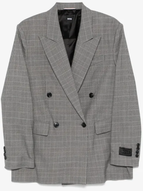 BOSS Prince Of Wales-check blazer