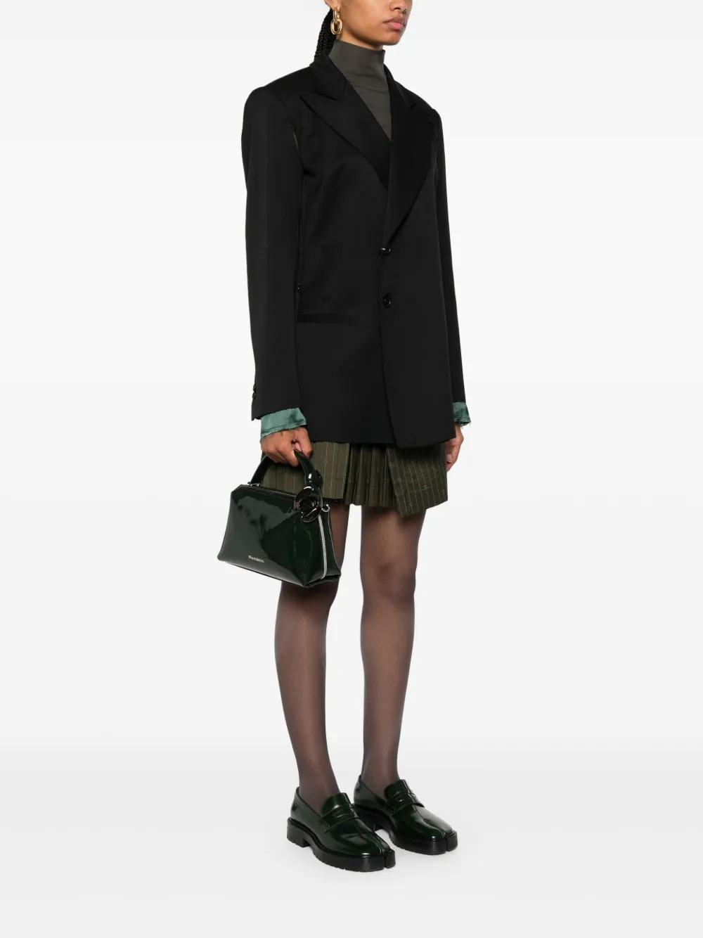 JW Anderson Corner kleine shopper - Groen