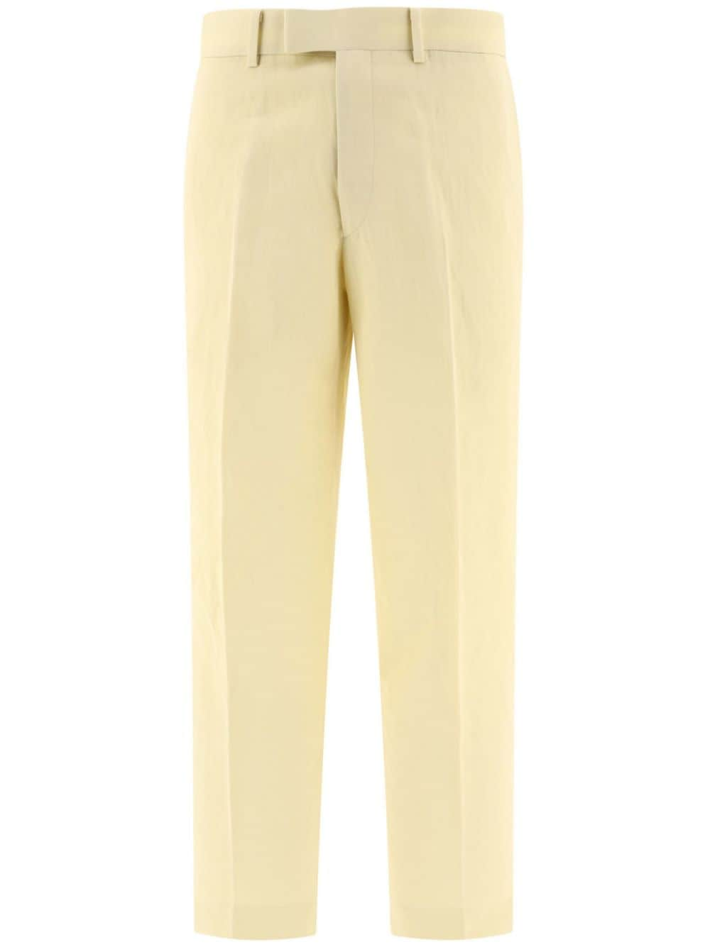 Shop Auralee Chino Trousers In Neutrals