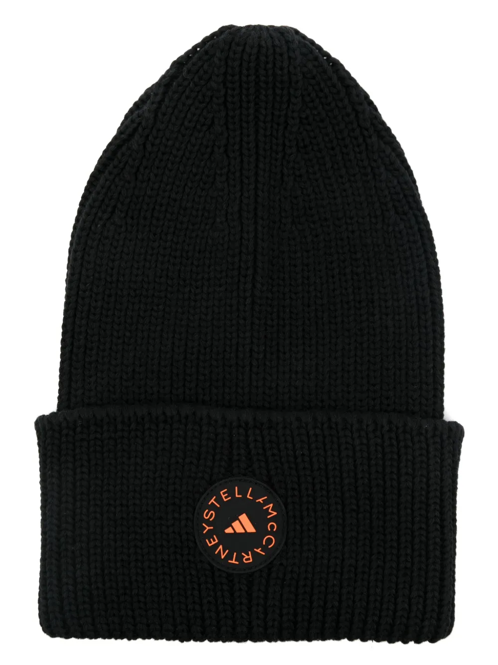 ADIDAS BY STELLA MCCARTNEY RUBBERISED-LOGO BEANIE