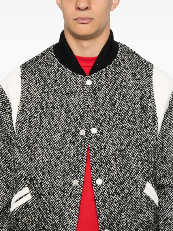 Kenzo メランジニット ジャケット | ブラック | FARFETCH JP
