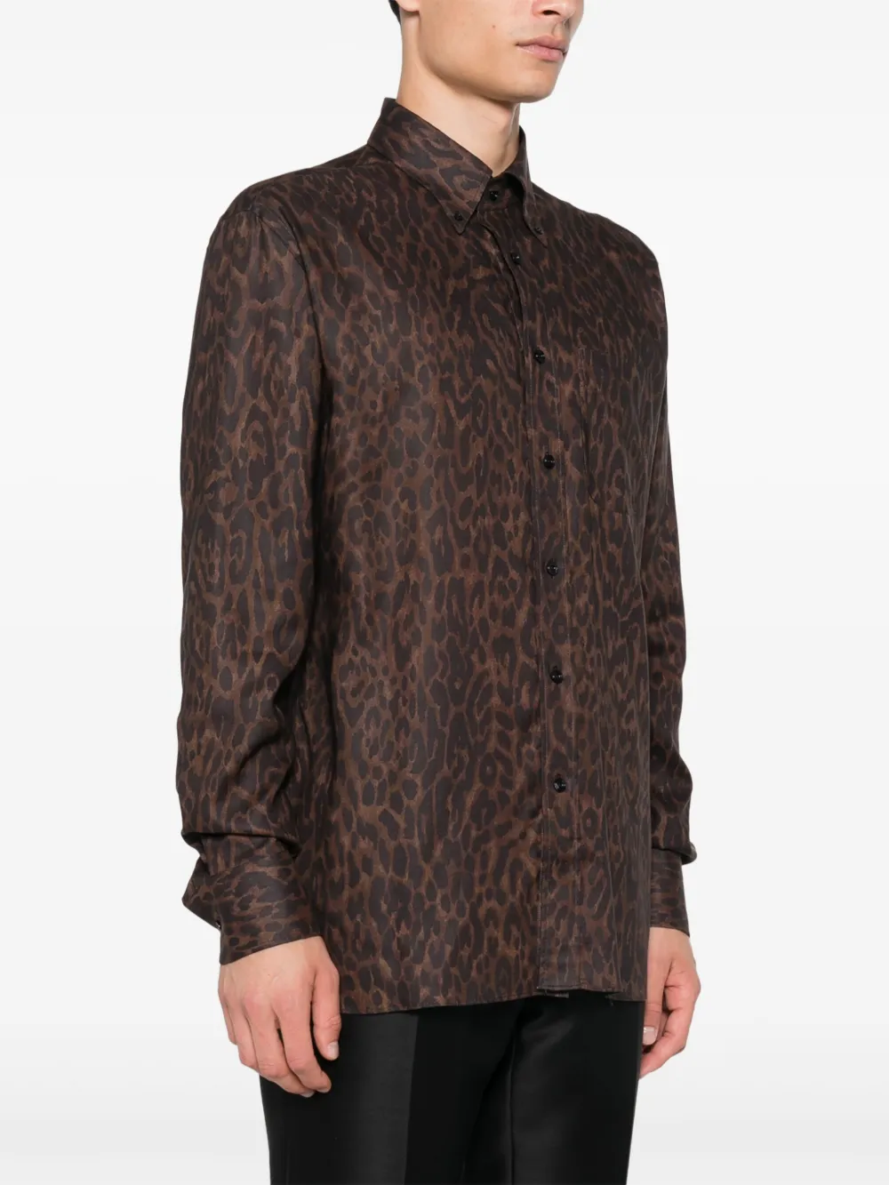 Affordable TOM FORD leopard-print shirt Men