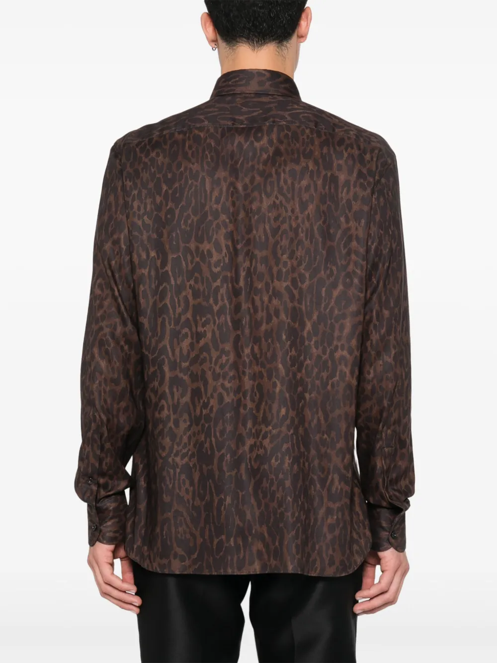 Affordable TOM FORD leopard-print shirt Men