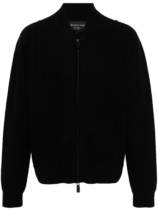 Giorgio Armani ニットカーディガン | ブラック | FARFETCH JP