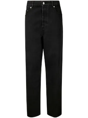 Undercover x Psycho logo-appliqué Jeans | Black | FARFETCH