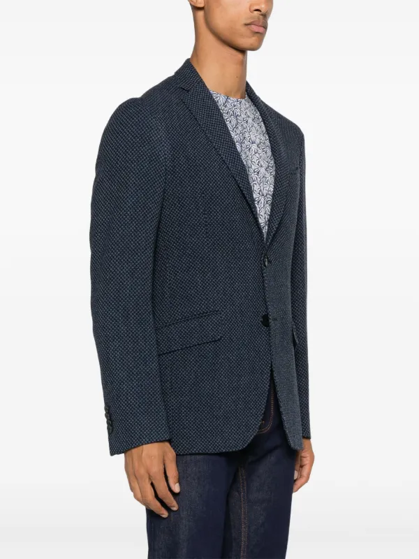 ETRO シングルジャケット | ブルー | FARFETCH JP