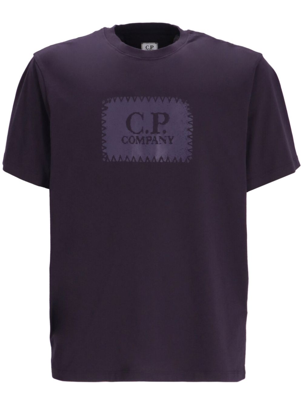 C.P. Company Label style-logo T-shirt - Purple