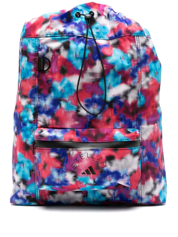 Adidas By Stella McCartney logo print Backpack Blue FARFETCH ZA