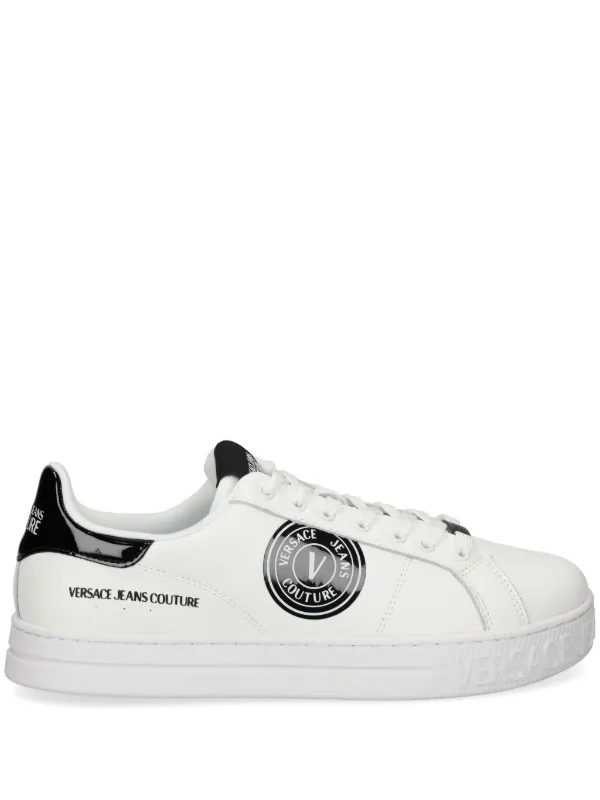 スニーカー VERSACE JEANS COUTURE Men Sneakers White 77YA3SK6ZP335 003 Sneakers Versace Jeans Couture | with addition of leather