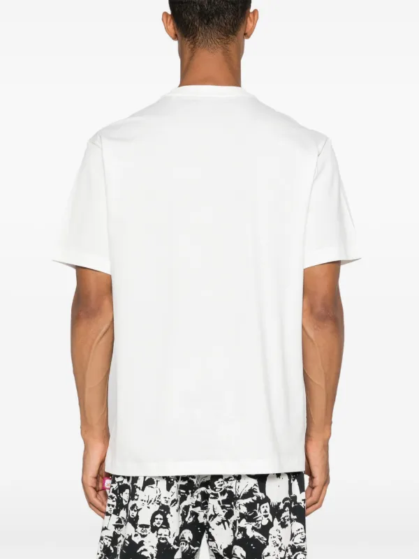 Y-3 logo-print T-shirt | White | FARFETCH