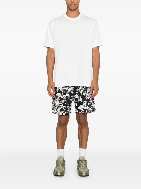 Y-3 logo-print T-shirt | White | FARFETCH