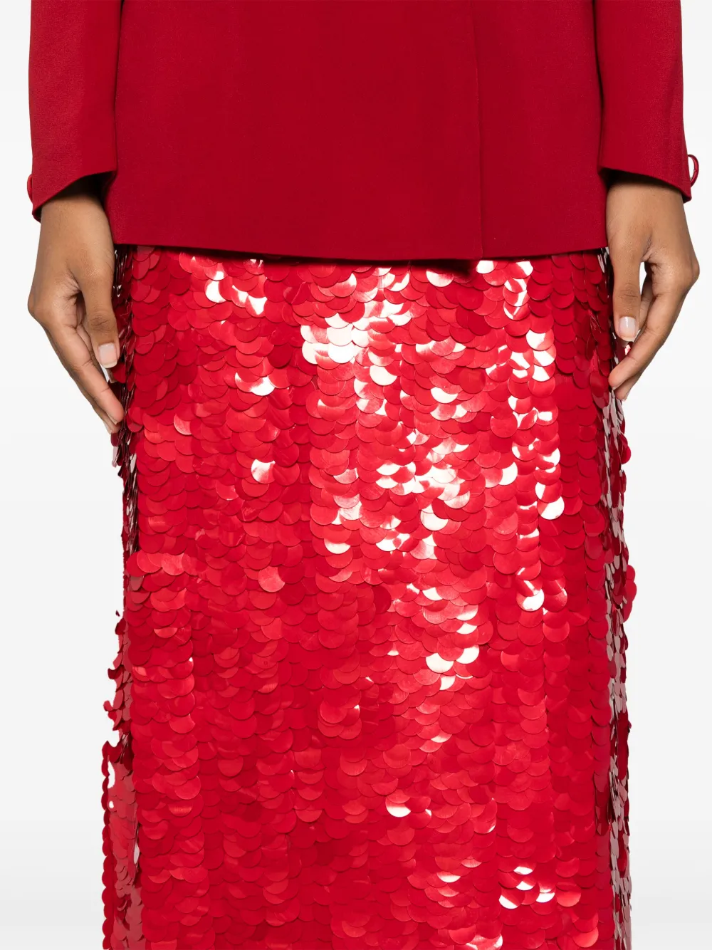 Sequined Midi Skirt