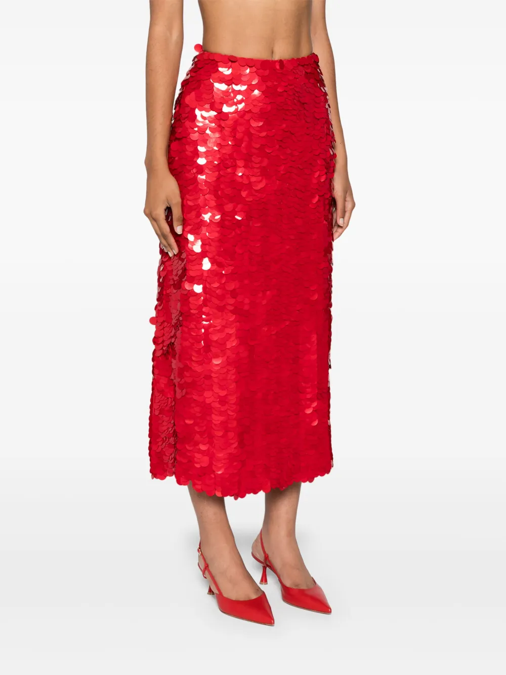 Sequined Midi Skirt