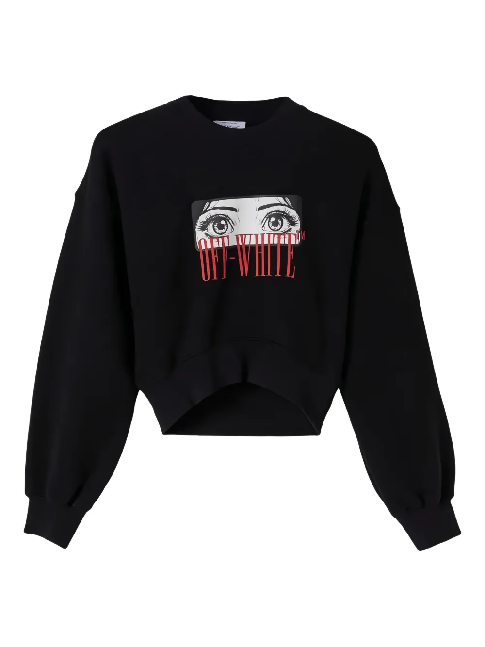 Off-White グラフィック スウェットシャツ - ブラック Off-White グラフィック スウェットシャツ - ブラック