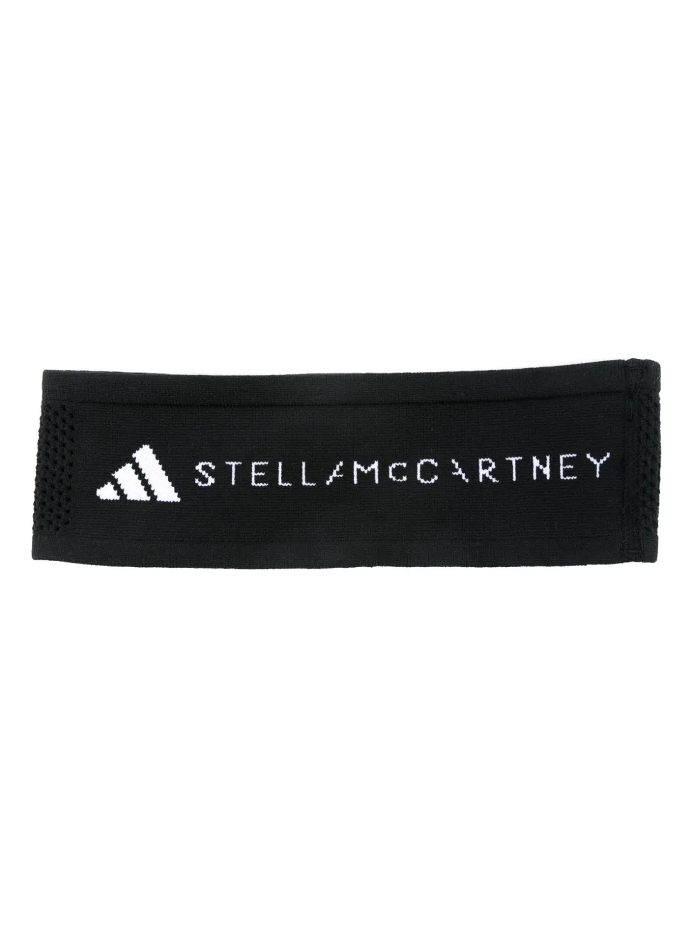 adidas by Stella McCartney logo-appliqué headband – Black