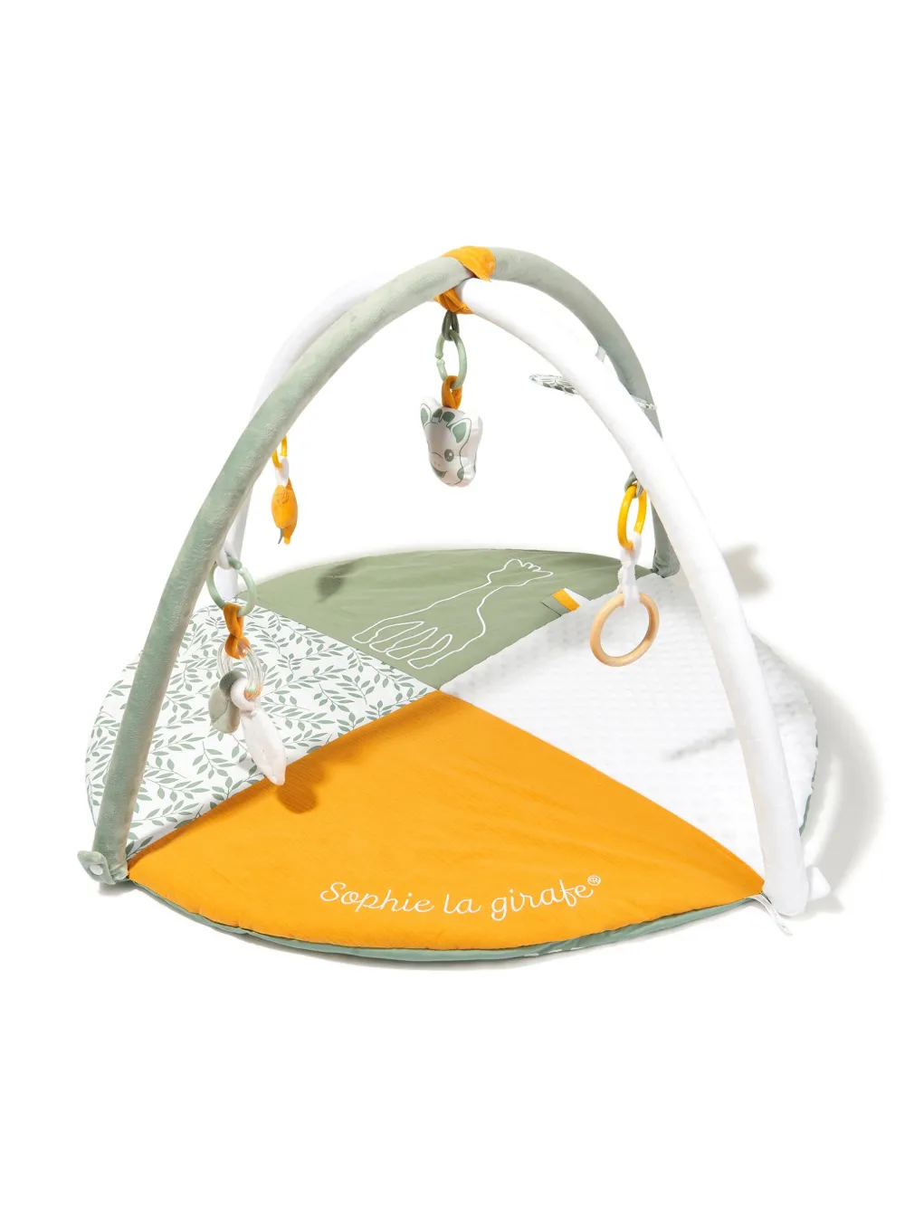 Sophie La Girafe reversible play mat - Geel
