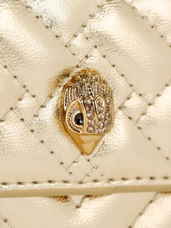 Kurt Geiger London Micro Kensington Crossbody Bag | Gold 