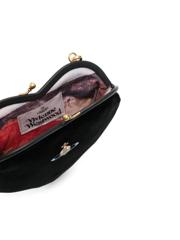 Vivienne Westwood Belle Heart Shoulder Bag | Black | FARFETCH