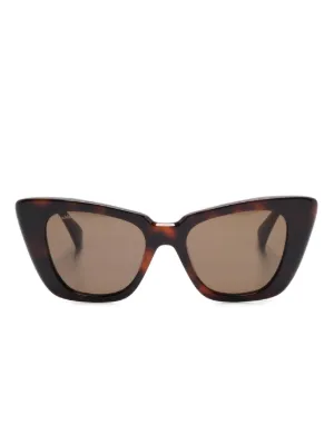 MAXMARA キャットアイサングラス ブラック マックスマーラ エミリー] キャッツアイ サングラス, black | 