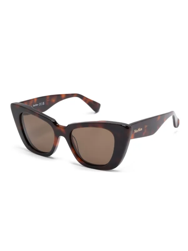 Max Mara Eyewear cat-eye Sunglasses | Brown | FARFETCH ID display picture 1