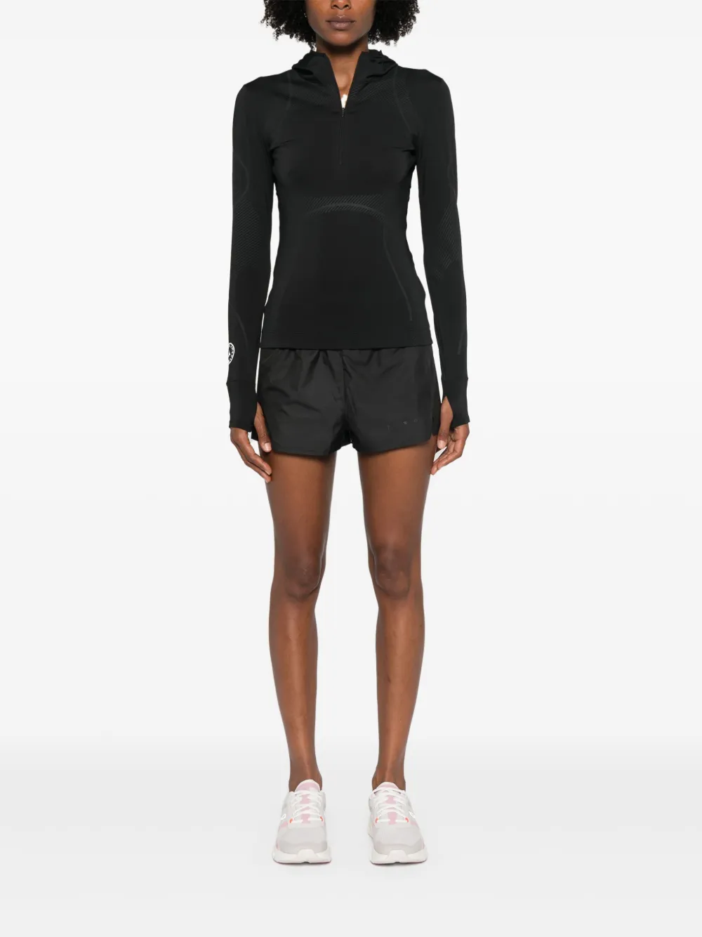 adidas by Stella McCartney Top met logoband - Zwart